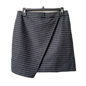 MADEWELL Asymmetrical Striped Skirt
in Gray